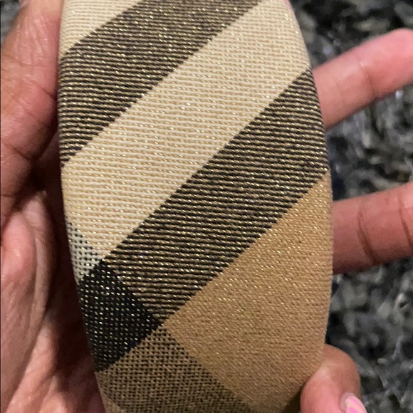 Burberry metallic/shimmer headband Authentic - Picture 6 of 17